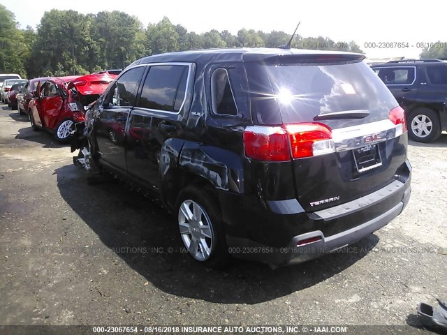 2GKALMEK2D6353757 - 2013 GMC TERRAIN SLE BLACK photo 3