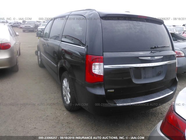 2C4RC1BG0DR776381 - 2013 CHRYSLER TOWN & COUNTRY TOURING BLACK photo 3