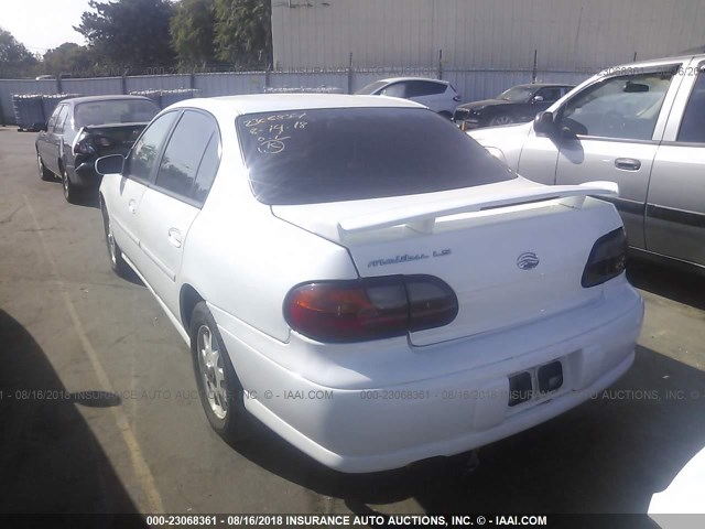 1G1NE52J0XY122064 - 1999 CHEVROLET MALIBU LS Ağ foto 3
