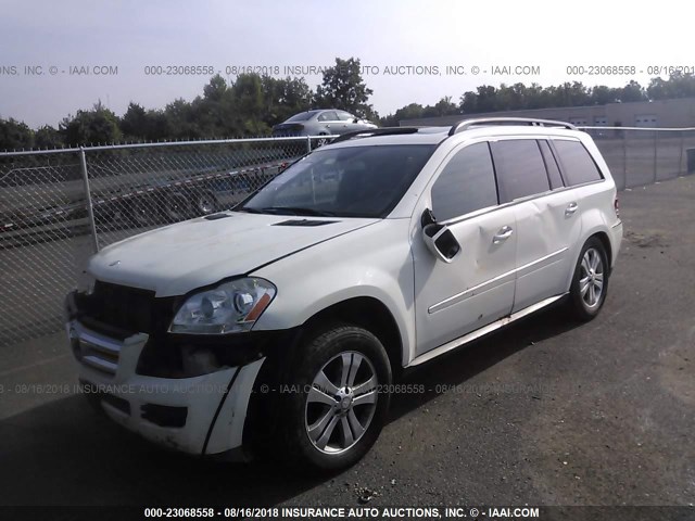 4JGBF22E08A425408 - 2008 MERCEDES-BENZ GL 320 CDI WHITE photo 2