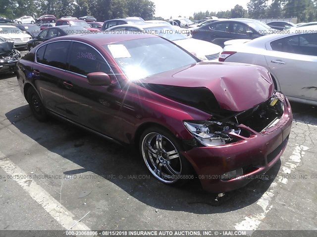 JTHCH96S360011522 - 2006 LEXUS GS GENERATION 200 300 RED photo 1