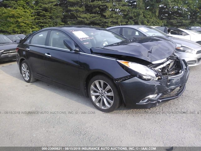 5NPEC4AB9DH535910 - 2013 HYUNDAI SONATA SE/LIMITED BLACK photo 1