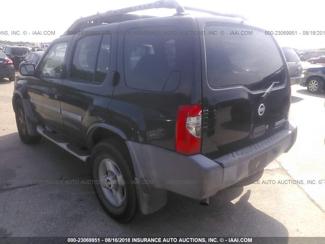 5N1MD28Y62C581724 - 2002 NISSAN XTERRA SE/SC BLACK photo 3