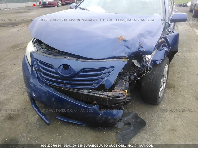 JTNBE46KX73005480 - 2007 TOYOTA CAMRY NEW GENERAT CE/LE/XLE/SE BLUE photo 6