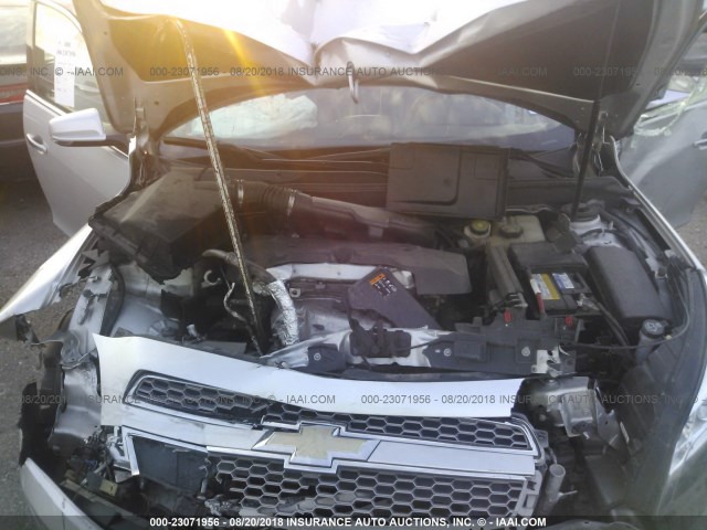 1G11H5SA2DF286574 - 2013 CHEVROLET MALIBU LTZ ვერცხლისფერი ფოტო 10