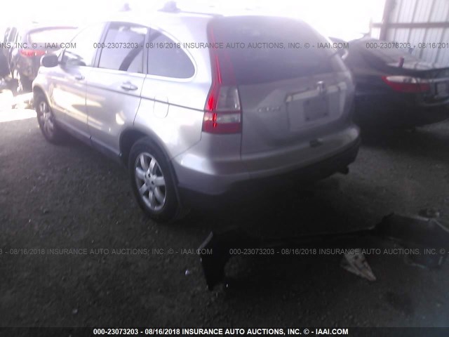 JHLRE38747C001210 - 2007 HONDA CR-V EXL GRAY photo 3