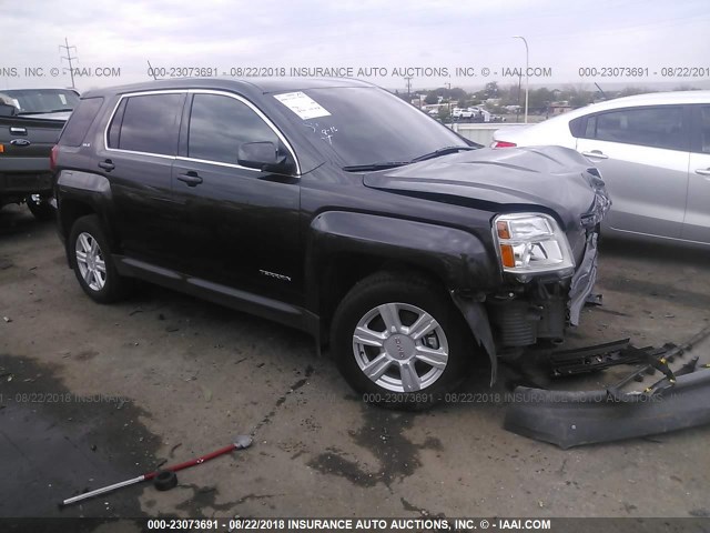 2GKALMEKXG6191056 - 2016 GMC TERRAIN SLE BLACK photo 1