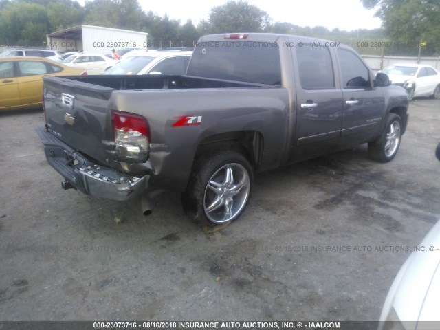 2GCEC130681224307 - 2008 CHEVROLET SILVERADO C1500 GRAY photo 4