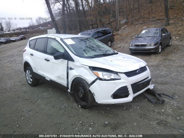 1FMCU0F75GUC13949 - 2016 FORD ESCAPE S WHITE photo 1