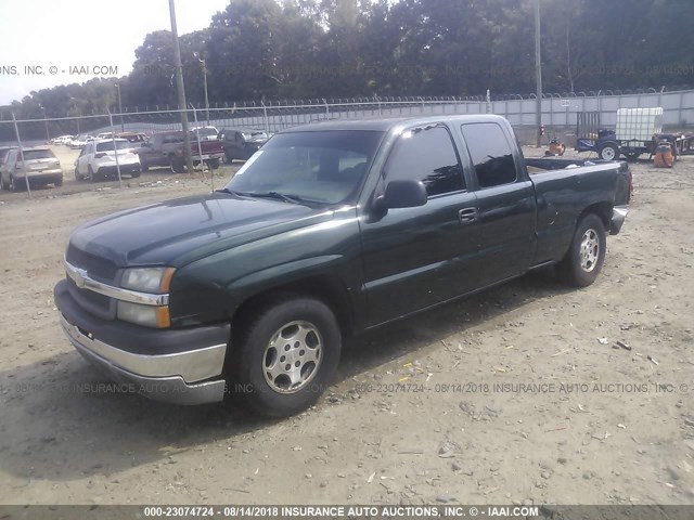 2GCEC19X531254833 - 2003 CHEVROLET SILVERADO C1500 GREEN photo 2