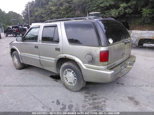 1GKDT13W7Y2360210 - 2000 GMC JIMMY / ENVOY  TAN photo 3