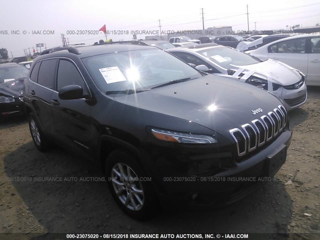 1C4PJMCS6GW242444 - 2016 JEEP CHEROKEE LATITUDE BLACK photo 1