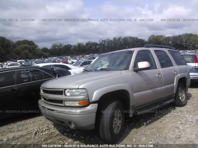 1GNEK13Z06R167390 - 2006 CHEVROLET TAHOE K1500 TAN photo 2