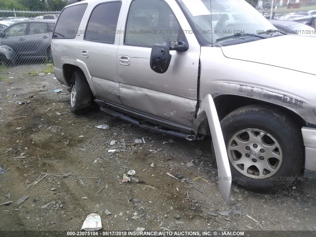 1GNEK13Z06R167390 - 2006 CHEVROLET TAHOE K1500 TAN photo 6