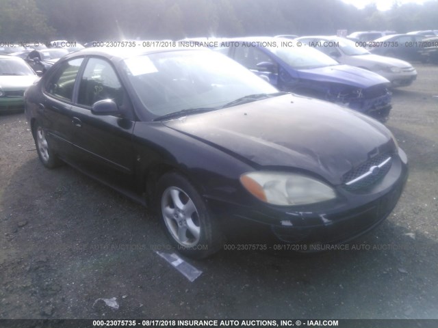 1FAFP55221A264917 - 2001 FORD TAURUS SES BLACK photo 1