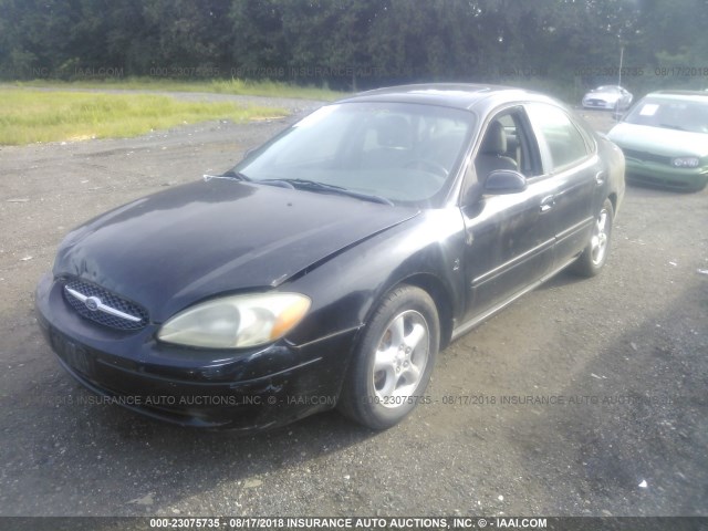 1FAFP55221A264917 - 2001 FORD TAURUS SES BLACK photo 2