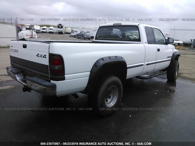 1B7KF23Z6XJ645169 - 1999 DODGE RAM 2500 WHITE photo 4