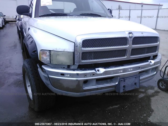 1B7KF23Z6XJ645169 - 1999 DODGE RAM 2500 WHITE photo 6