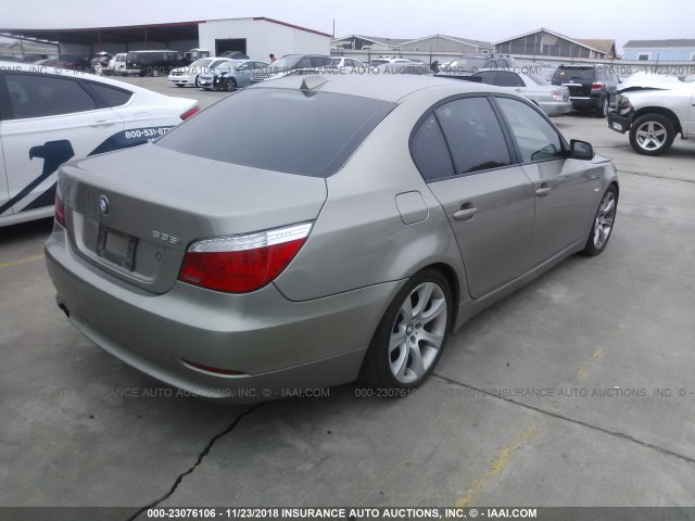 WBANW13558CZ74274 - 2008 BMW 535 I TAN photo 4