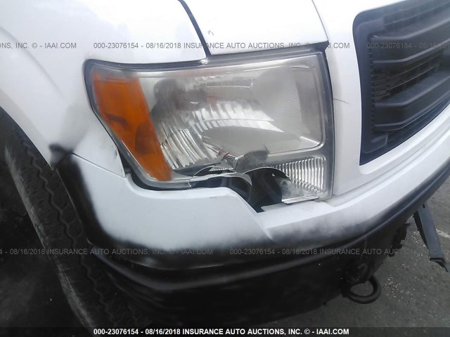 1FTEX1EM6EFB35149 - 2014 FORD F150 SUPER CAB WHITE photo 6