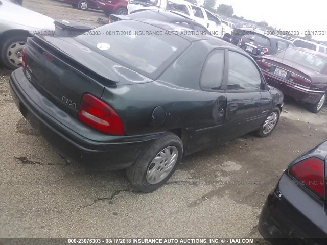 1B3ES42Y8WD645119 - 1998 DODGE NEON HIGHLINE/SPORT/LE/R/T GREEN photo 4