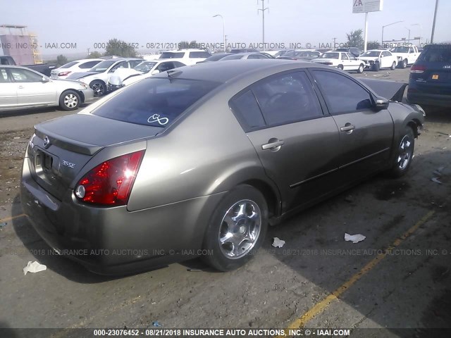 1N4BA41E76C812187 - 2006 NISSAN MAXIMA SE/SL GRAY photo 4