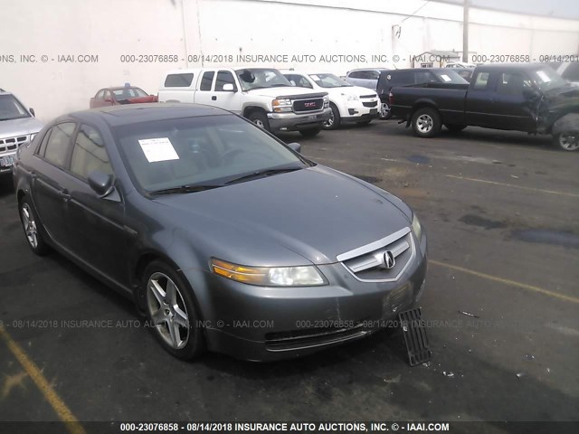 19UUA66224A075441 - 2004 ACURA TL GRAY photo 1