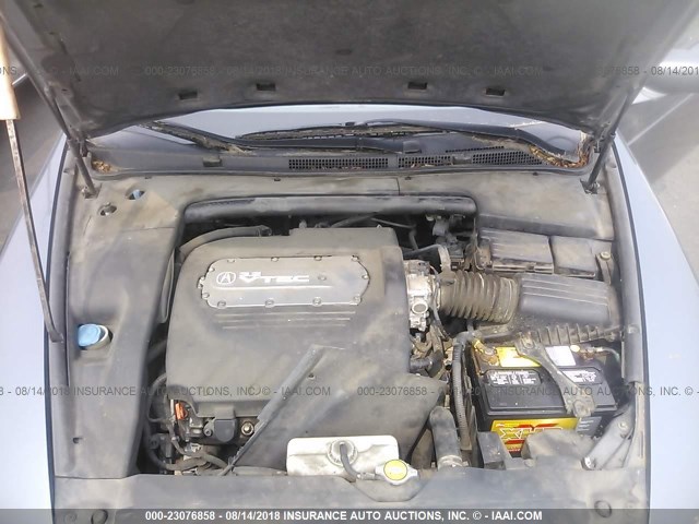 19UUA66224A075441 - 2004 ACURA TL GRAY photo 10