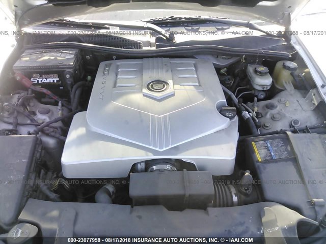 1G6DP577360189767 - 2006 CADILLAC CTS HI FEATURE V6 SILVER photo 10