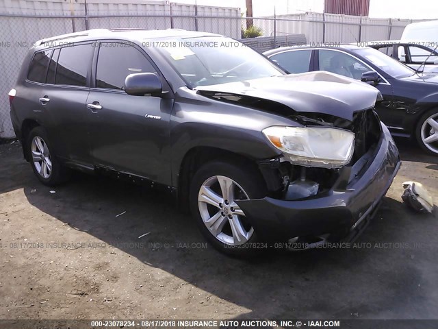 JTEDS42A082031267 - 2008 TOYOTA HIGHLANDER LIMITED GRAY photo 1