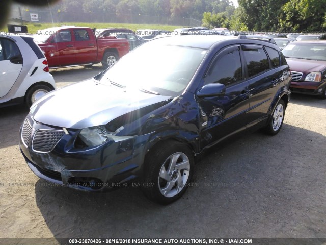 5Y2SL63815Z460095 - 2005 PONTIAC VIBE BLUE photo 2