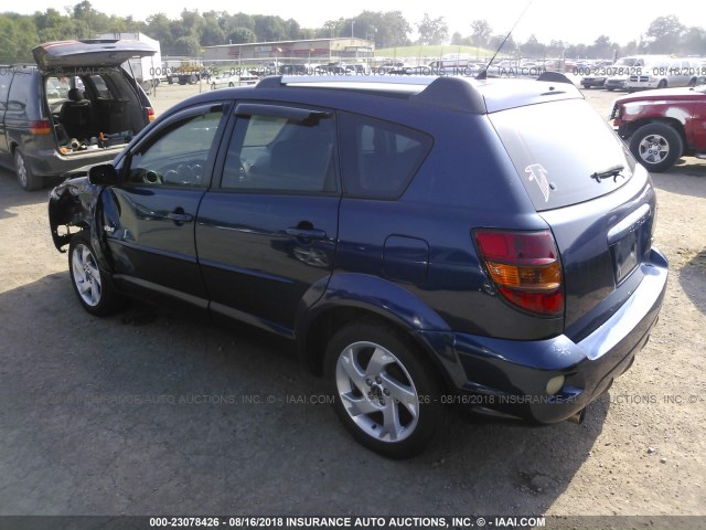 5Y2SL63815Z460095 - 2005 PONTIAC VIBE BLUE photo 3