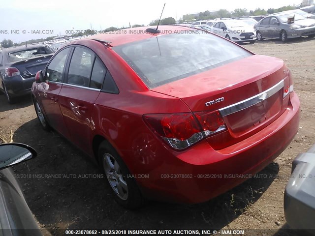 1G1PE5SB3G7134474 - 2016 CHEVROLET CRUZE LIMITED LT RED photo 3