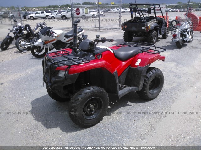 1HFTE4007H4307276 - 2017 HONDA TRX420 FM RED photo 2