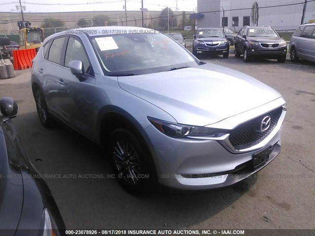 JM3KFBBM8J0412288 - 2018 MAZDA CX-5 SPORT SILVER photo 1