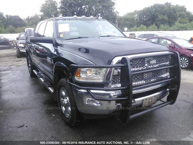 3C6UR5NL2EG299489 - 2014 RAM 2500 LARAMIE BLACK photo 1