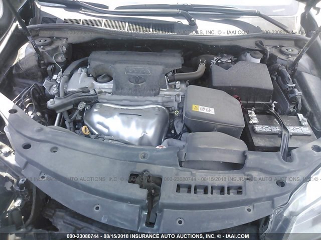 4T1BF1FK4HU370373 - 2017 TOYOTA CAMRY LE/XLE/SE/XSE BLACK photo 10