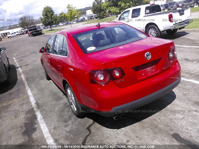 3VWRZ71K49M017901 - 2009 VOLKSWAGEN JETTA SE/SEL RED photo 3