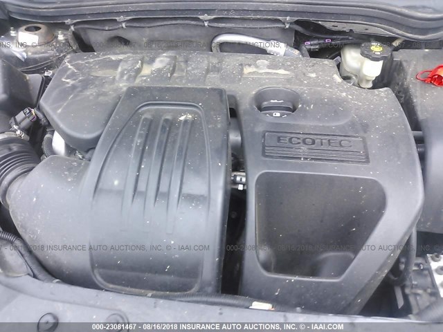 1G1AM55B367742952 - 2006 CHEVROLET COBALT SS BLACK photo 10