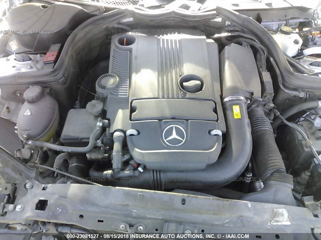 WDDGF4HB2DA865570 - 2013 MERCEDES-BENZ C 250 SILVER photo 10