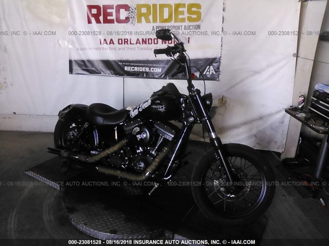 1HD1GXM17EC306709 - 2014 HARLEY-DAVIDSON FXDB DYNA STREET BOB BLACK photo 1