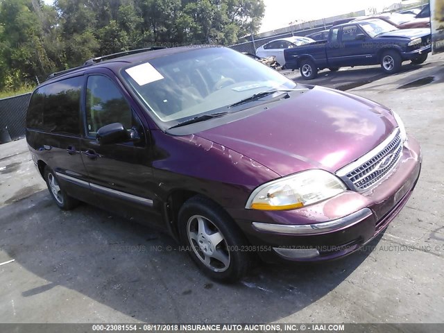 2FMZA524XYBB47501 - 2000 FORD WINDSTAR SE RED photo 1