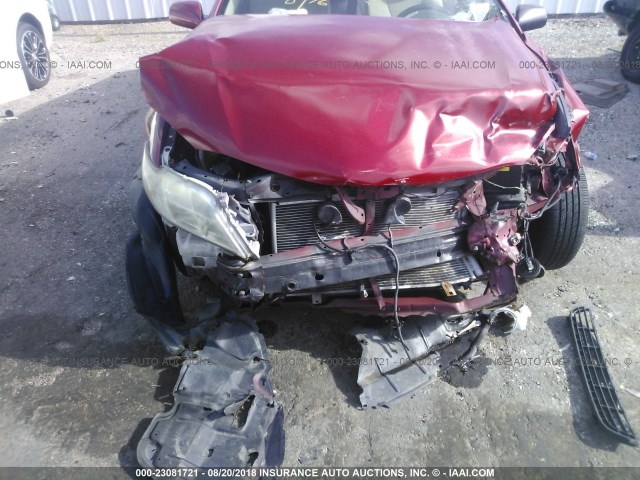 4T1BE46K97U039937 - 2007 TOYOTA CAMRY NEW GENERAT CE/LE/XLE/SE RED photo 6