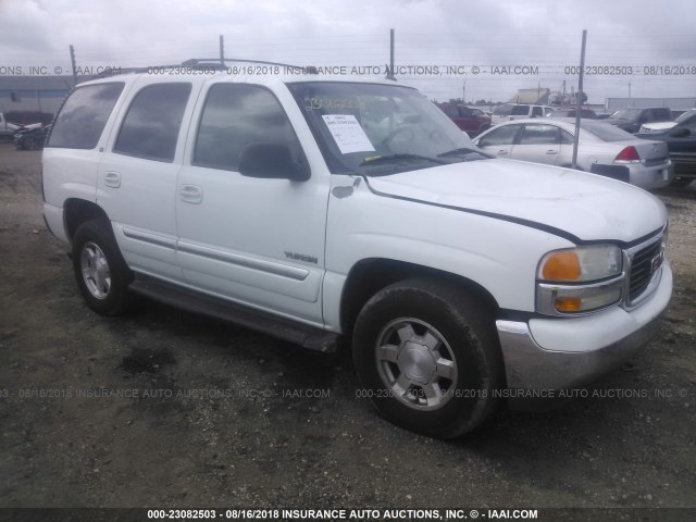 1GKEK13T45J186627 - 2005 GMC YUKON WHITE photo 1