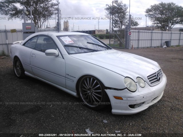 WDBPJ75J61A018194 - 2001 MERCEDES-BENZ CL 500 WHITE photo 1