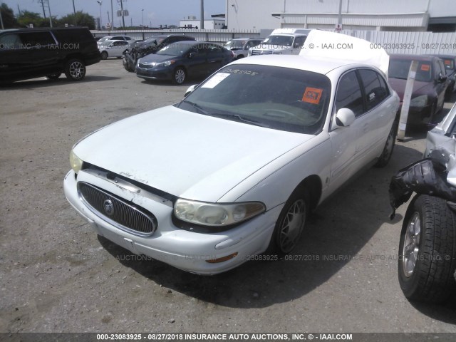 1G4HR54K12U274140 - 2002 BUICK LESABRE LIMITED WHITE photo 2