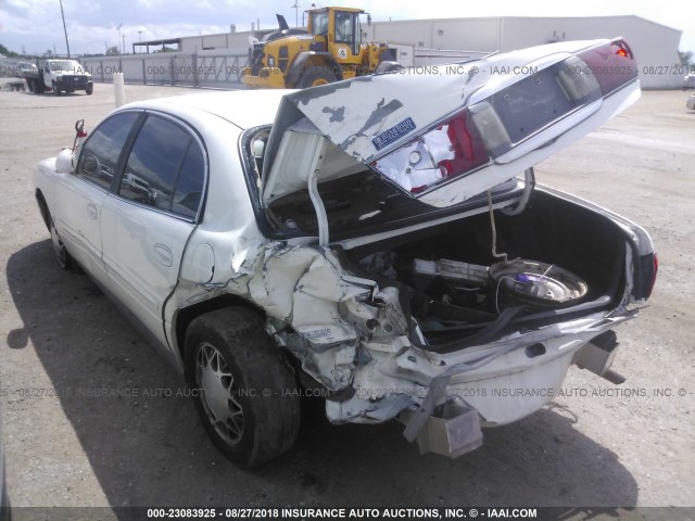 1G4HR54K12U274140 - 2002 BUICK LESABRE LIMITED WHITE photo 3