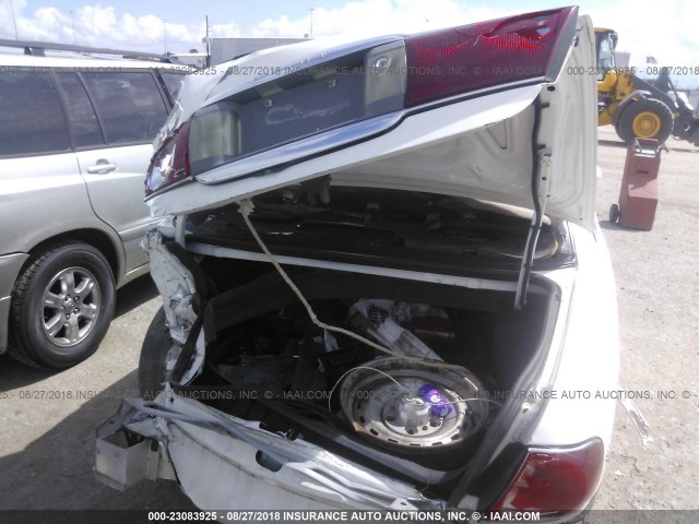 1G4HR54K12U274140 - 2002 BUICK LESABRE LIMITED WHITE photo 6