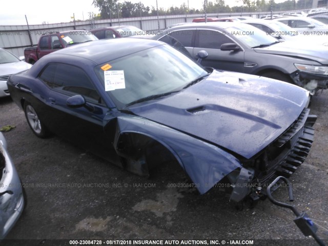 2C3CDYAG4DH569841 - 2013 DODGE CHALLENGER SXT BLUE photo 1