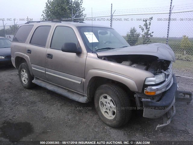 1GNEK13Z84R309949 - 2004 CHEVROLET TAHOE K1500 BROWN photo 1